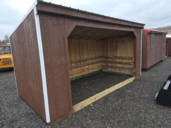 8x16 Run In Shed