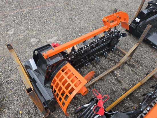 QT Mini Skidsteer Trencher