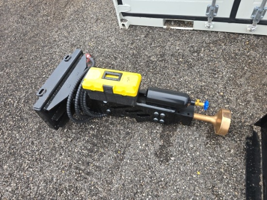 Mini Skidsteer QT Post Pounder