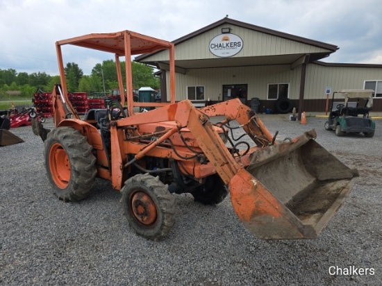 Kubota l275DT 4x4 w/Woods 3pt. Backhoe