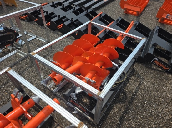 PABREAK QT Post Hole Digger w/3 Augers