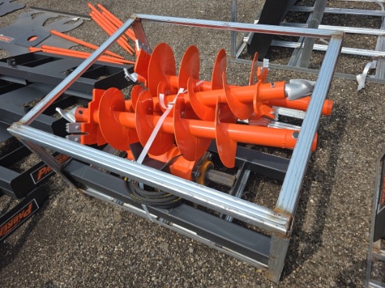 PABREAK QT Post Hole Digger w/3 Augers
