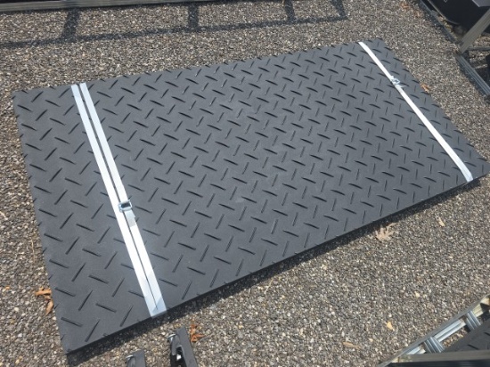 79 1/2in x40in. Rubber Construction Mats