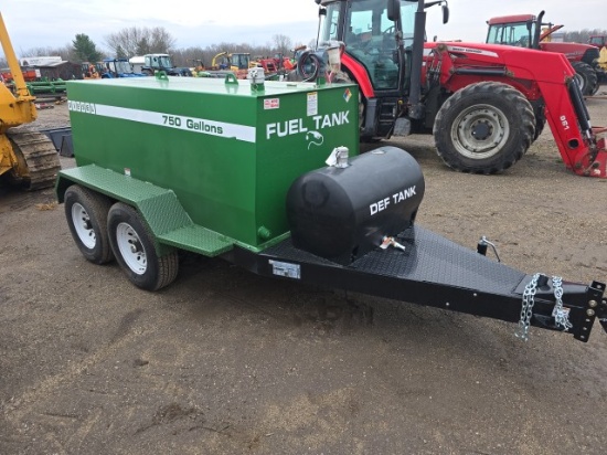 industrias Americas 750 Gallon Diesel Fuel Trailer