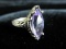 Amethyst Gemstone Kabana Sterling Silver Ring