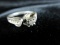 Diamond Gemstone Sterling Silver Designer Ring