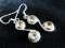 Citrine Gemstone Sterling Silver Earrings
