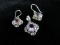 Set Earrings and Pendant: .925 Silver