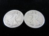 1917 and 1918 Silver Half Dollars