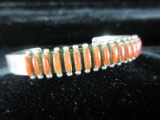 PALOMA Native American Coral Stone Bracelet