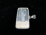 1oz Fine Silver With Sterling Silver Pendant