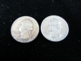 1953 & 1964 Silver Quarter Dollars