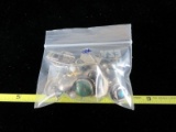 Lot of Loot. Bag of Sterling and Stone Pieces
