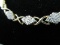 Diamond Gemstone Gold over .925 Silver Tennis Bracelet