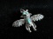 Turquoise Native American Sterling Silver Pendant