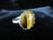 Tiger Eye Stone STERLING Ring