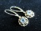 14K Gold Topaz gemstone Earrings