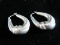 1.25” Sterling Silver Earrings