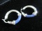 1” Sterling Silver Earrings