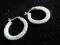 FAS 925 Silver Hoop 1” Earrings