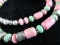 Signature Native American Sterling Silver Natural Stone Bead Necklace