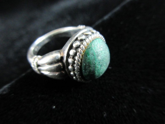 Natural Stone Sterling Silver Vintage Ring