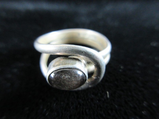 Natural Stone Sterling Silver Vintage Ring