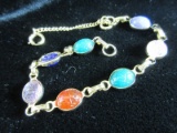 Sterling Silver Vintage Scarab Bracelet