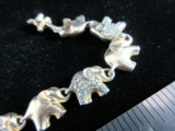 PAJ Sterling Silver Elephant Bracelet