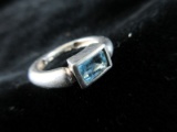 Topaz Gemstone Sterling Silver Ring