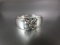 Diamond Gemstone Sterling Silver Ring