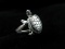 Turtle Ring: Legs and Head Moves and Sterling Silver