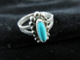 Turquoise Stone Sterling Silver Ring