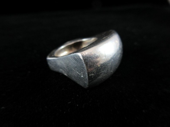 Designer Style Bubble Band Sterling Silver Ring