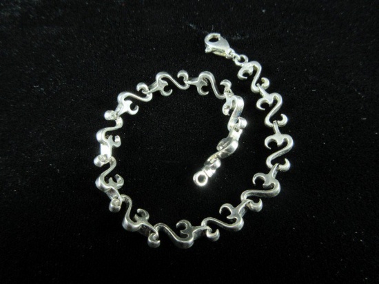 Open Heart Collection Sterling Silver Bracelet