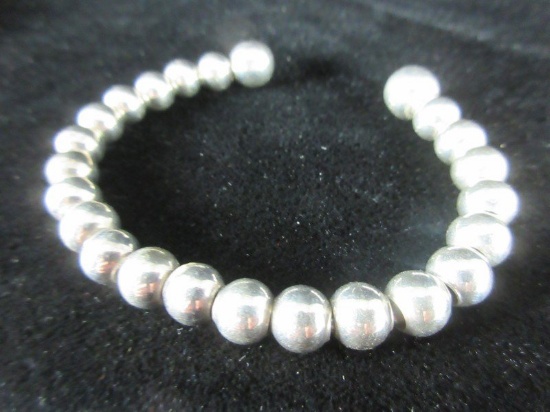 Sterling Silver Bead Style Bracelet