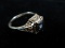 Antique 10K Gold Diamond Gemstone Ring