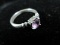 Amethyst Gemstone Sterling Silver Ring