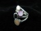 Sterling Silver Multi Inlay Stone Ring