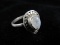 Vintage Moon Stone Sterling Silver Ring