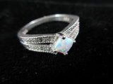 NYC .925 Silver Opal Ring