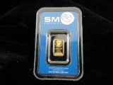 .9999 Fine 1 Gram Gold Bar