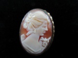 Vintage Cameo Pendant or Pin