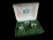 Vintage Anson Jade Stone Set with Box