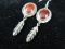 Antique Native American Sterling Silver Earrings