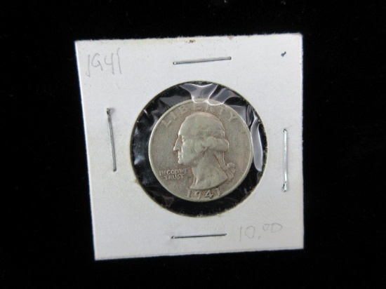 1941 Silver Quarter