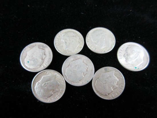 Silver Dime Lot As Shown