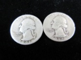 1941 and 1942 Silver Quarters