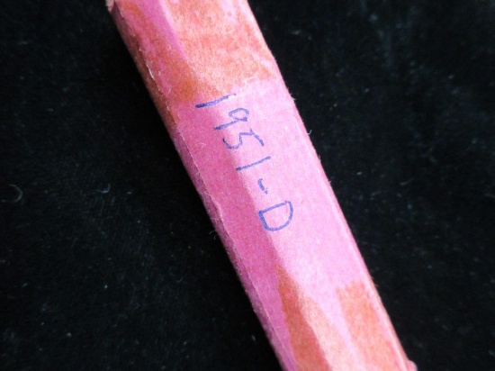 1951 D Wheat Penny Roll of 50