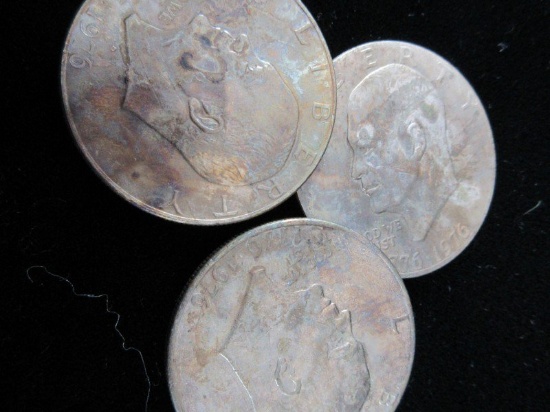 Ike Dollar lot of Three